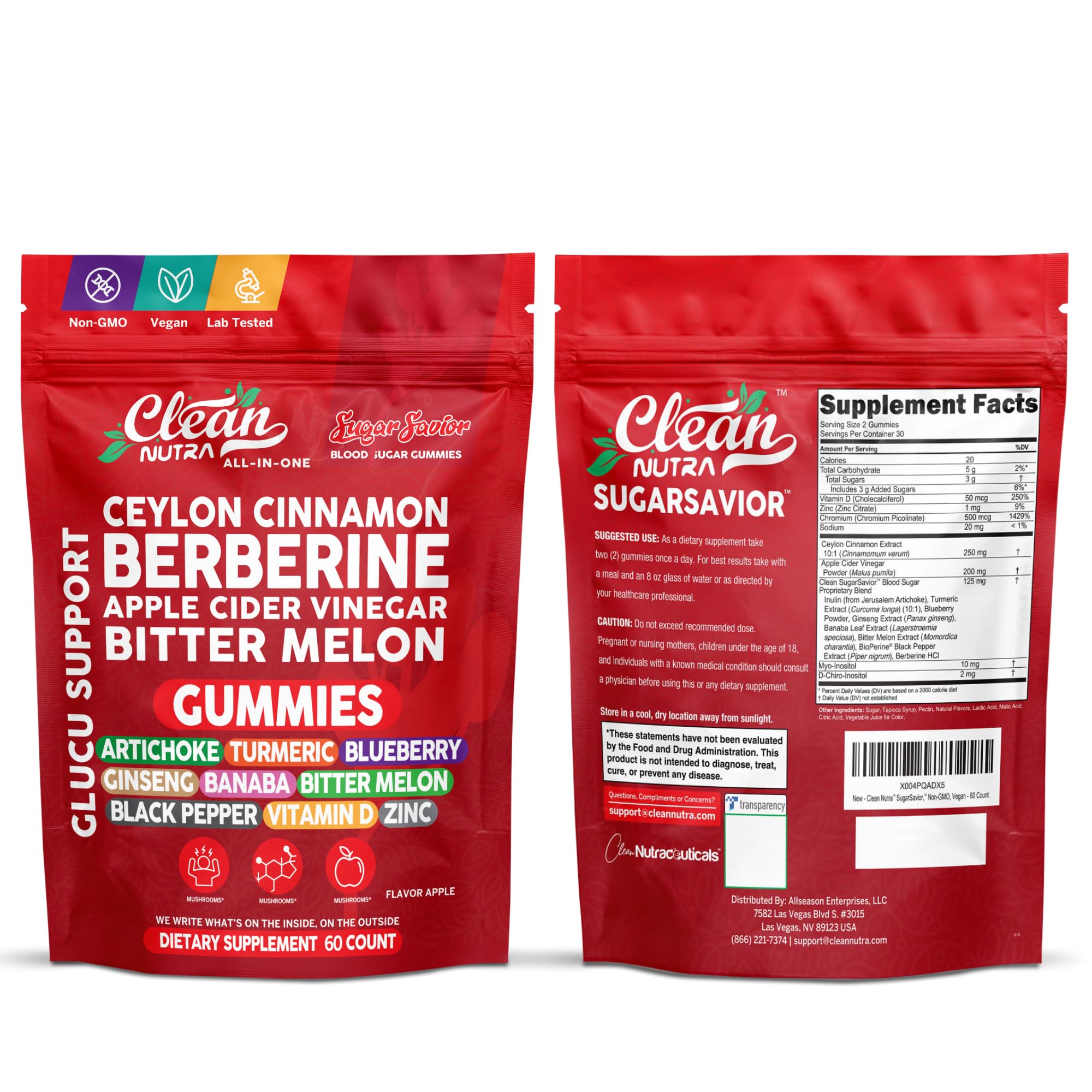 Sugar Savior – emballage attrayant invitant à intégrer la routine bien-être