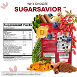 Sugar Savior – gommes curcuma et bleuets, couleur vive et collation saine