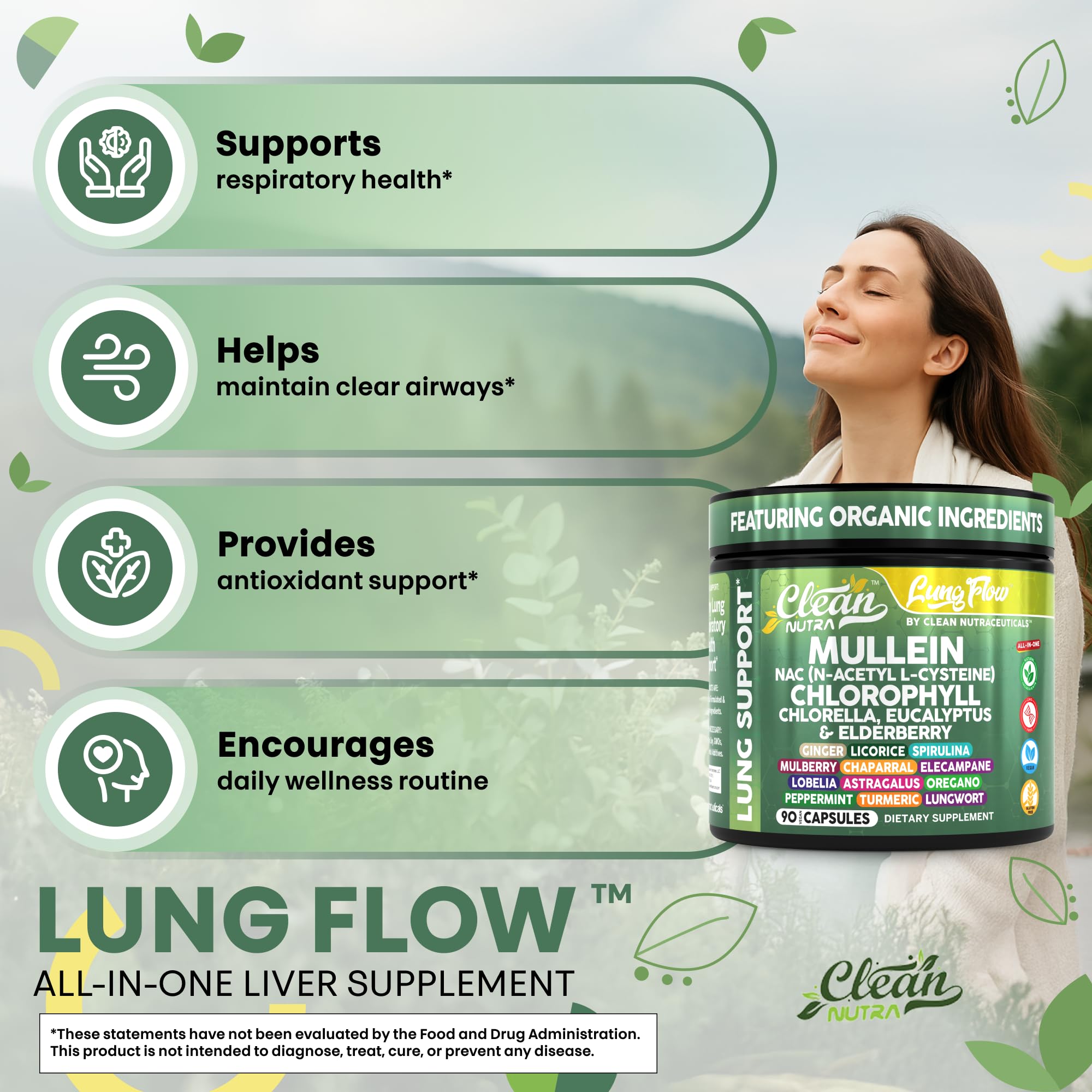 Clean Nutraceuticals – sureau noir et chlorophylle pour les défenses naturelles.
