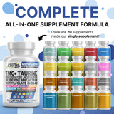 Clean Nutraceuticals TMG 1000 mg – bouteille ouverte, facilité d'utilisation quotidienne