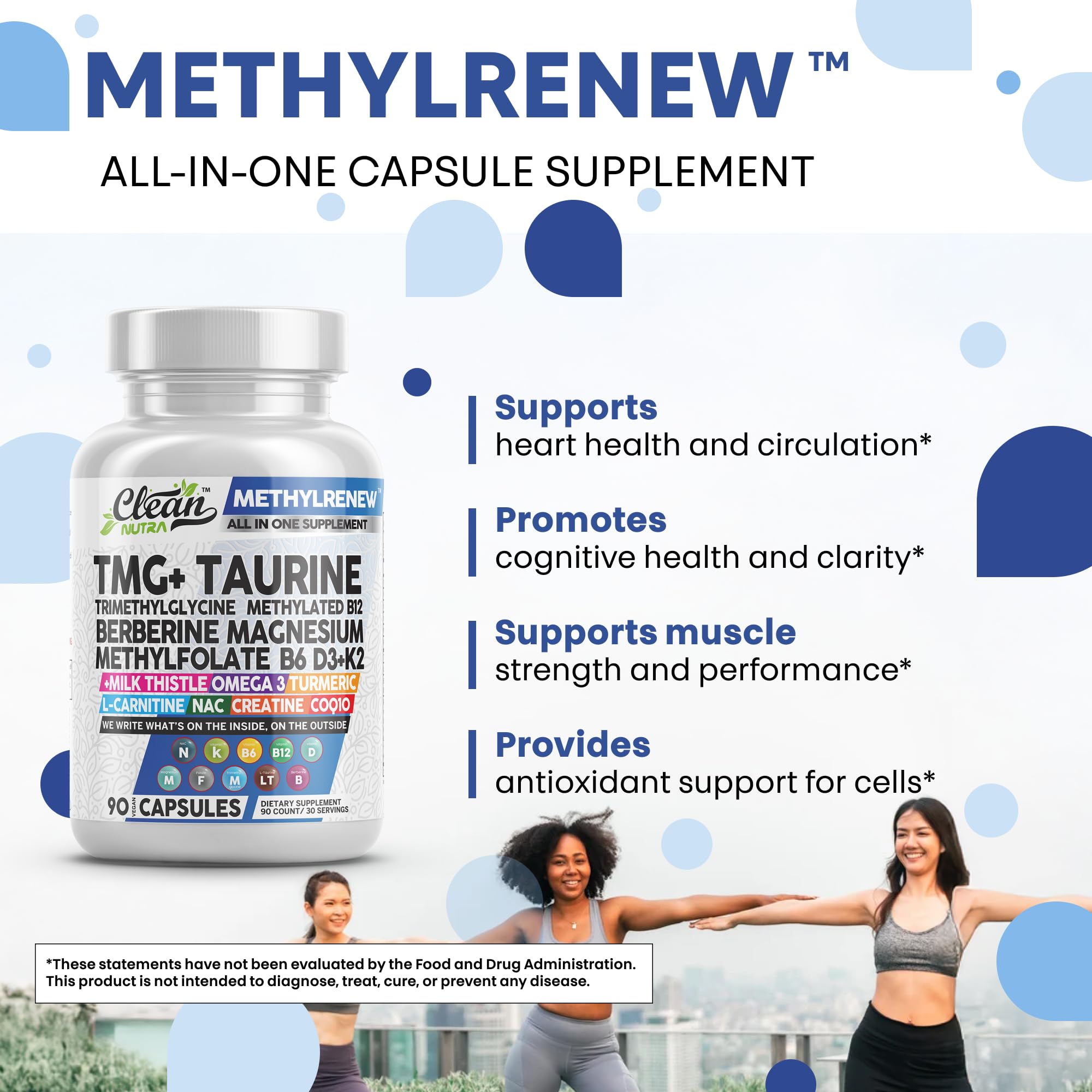 Clean Nutraceuticals TMG 1000 mg – détail emballage