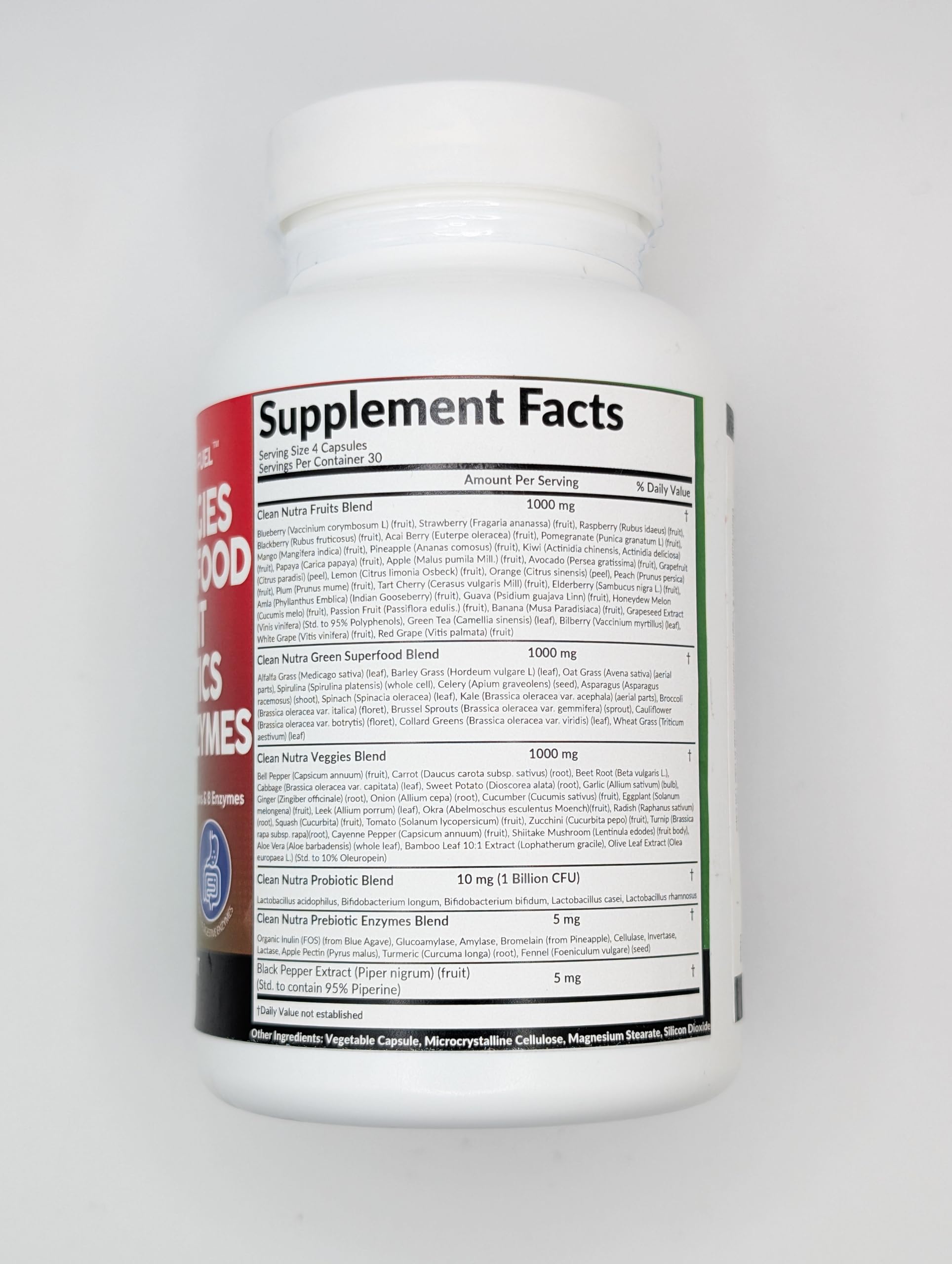 Clean Nutraceuticals : Formule fabriquée aux États-Unis, qualité et traçabilité assurées.
