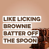 Shake Clean Simple Eats Chocolat Brownie Batter dans un verre frais