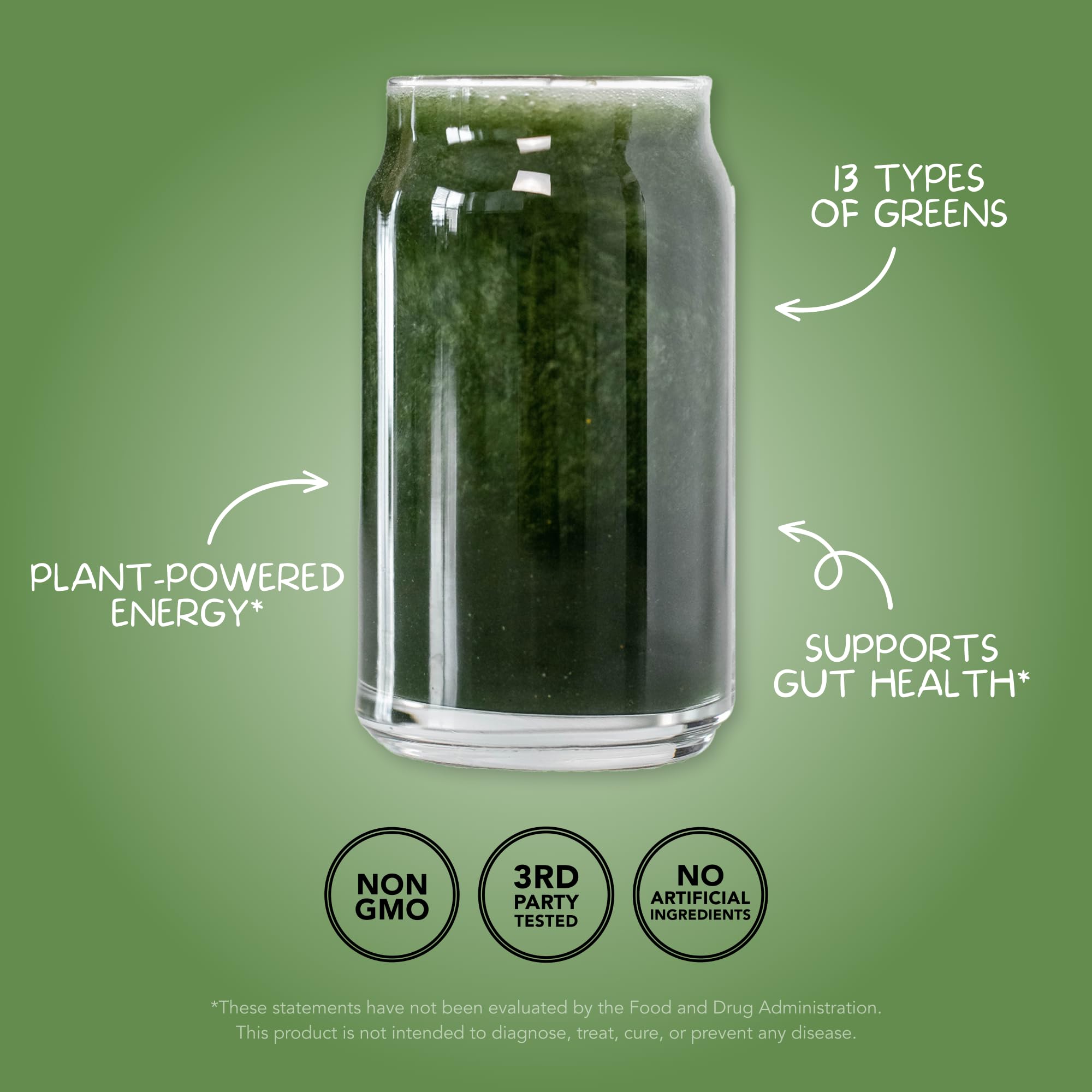 Clean Simple Eats Super Greens: ingrédients verts et superaliments pour soutenir l'équilibre.