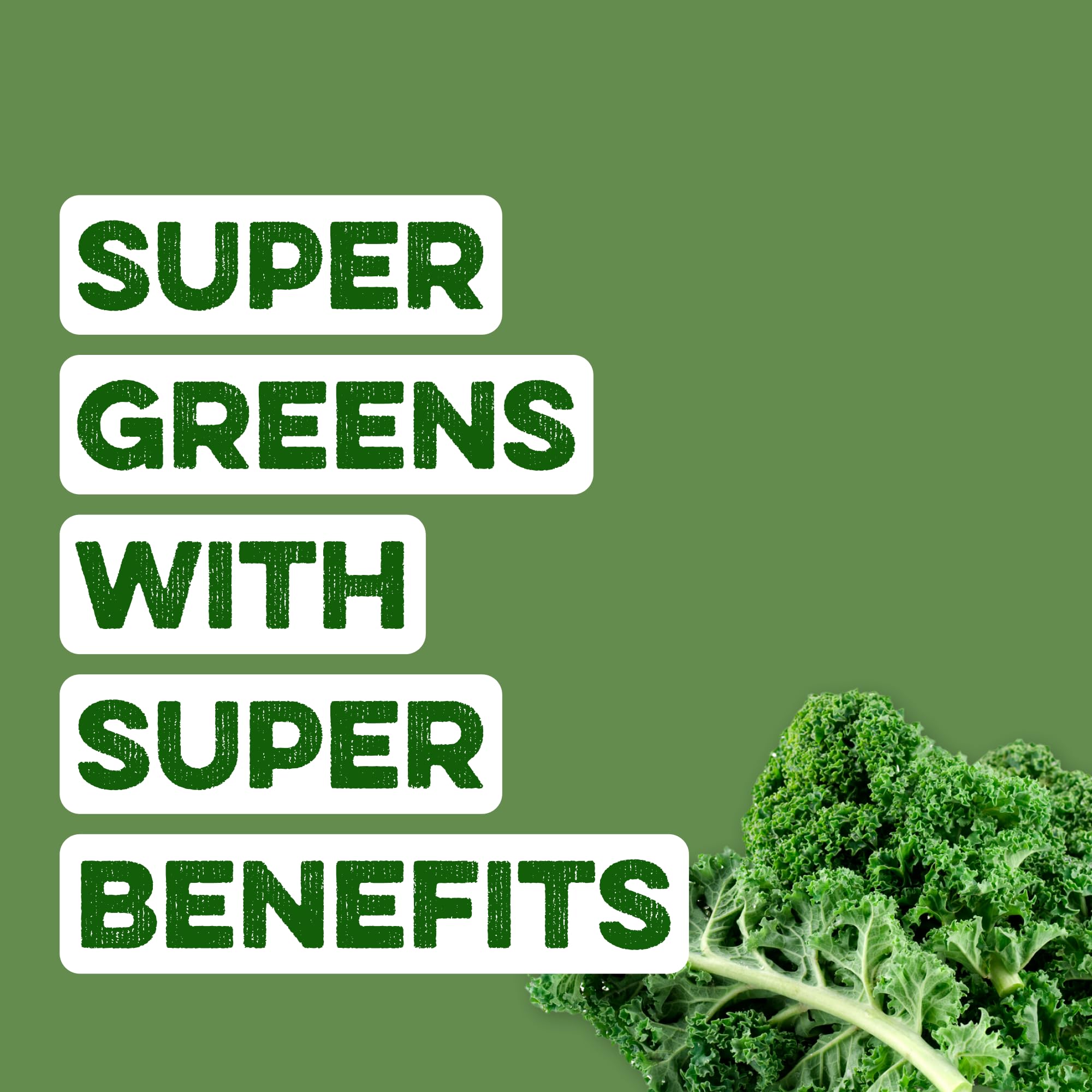 Clean Simple Eats Super Greens préparé dans un verre, saveur naturelle végétale.