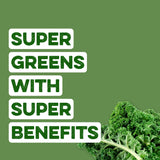 Clean Simple Eats Super Greens préparé dans un verre, saveur naturelle végétale.