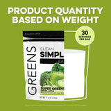 Clean Simple Eats Super Greens verre prêt, boost quotidien