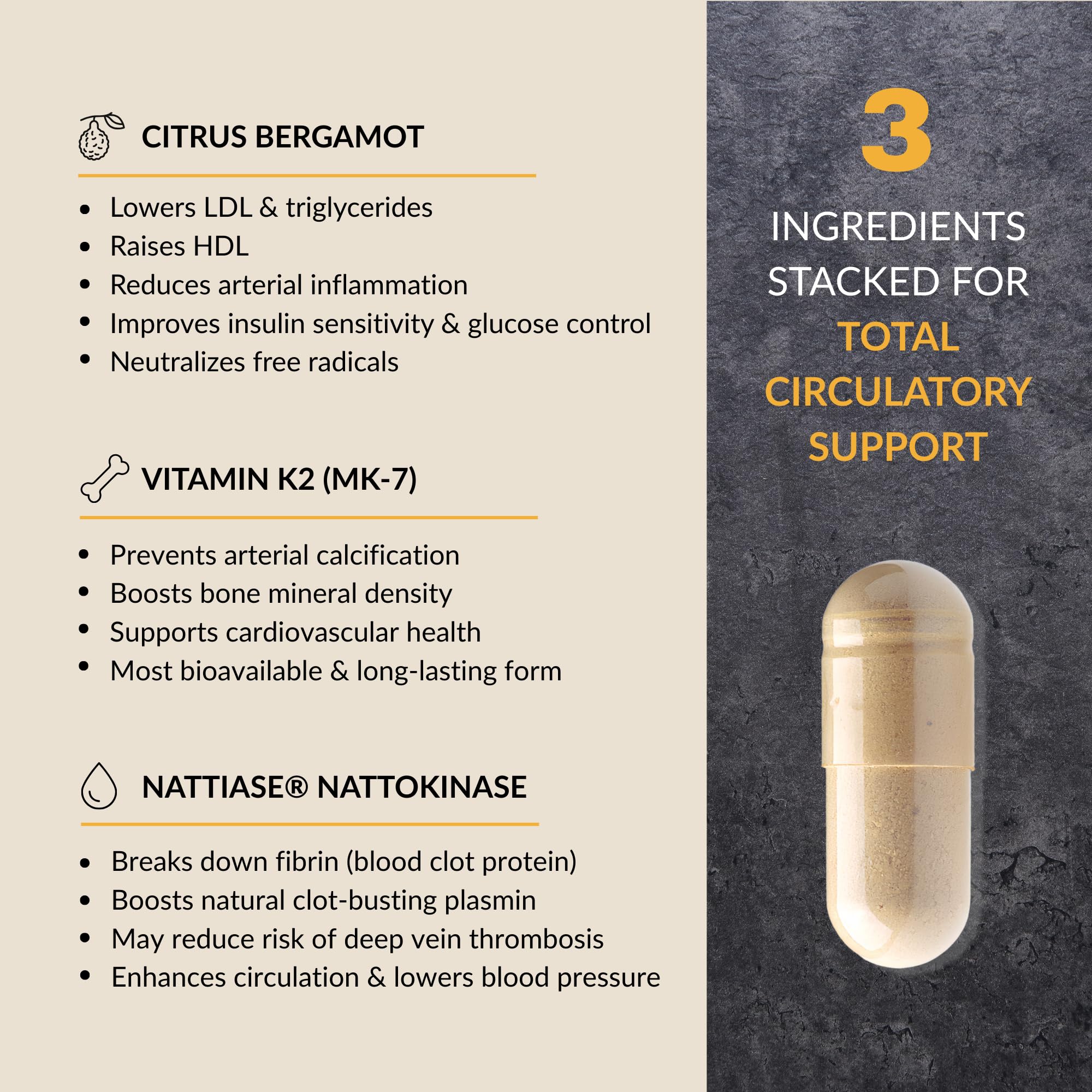 Nattokinase Pure Blood – aide potentielle à une circulation fluide.