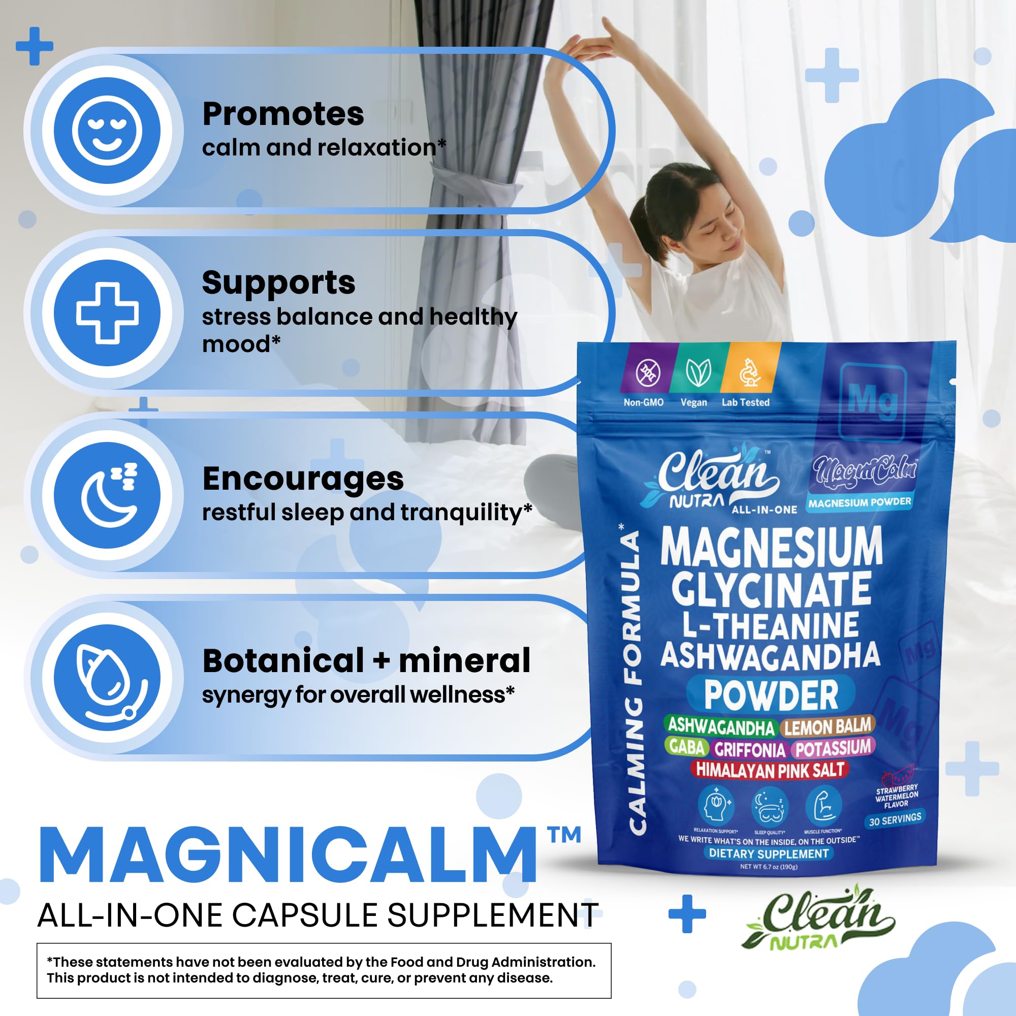 Clean Nutraceuticals dissolution rapide dans une boisson sans effort