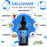 Clean Nutraceuticals NAD gouttes – emballage en verre UV pour fraîcheur et stabilité.