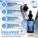 Clean Nutraceuticals NAD gouttes – taurine et fisétine pour énergie et concentration.