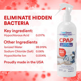 CleanSmart désinfectant spray humidificateur, protection du circuit CPAP
