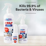 CleanSmart désinfectant spray pour masque CPAP, utilisation pratique après chaque séance
