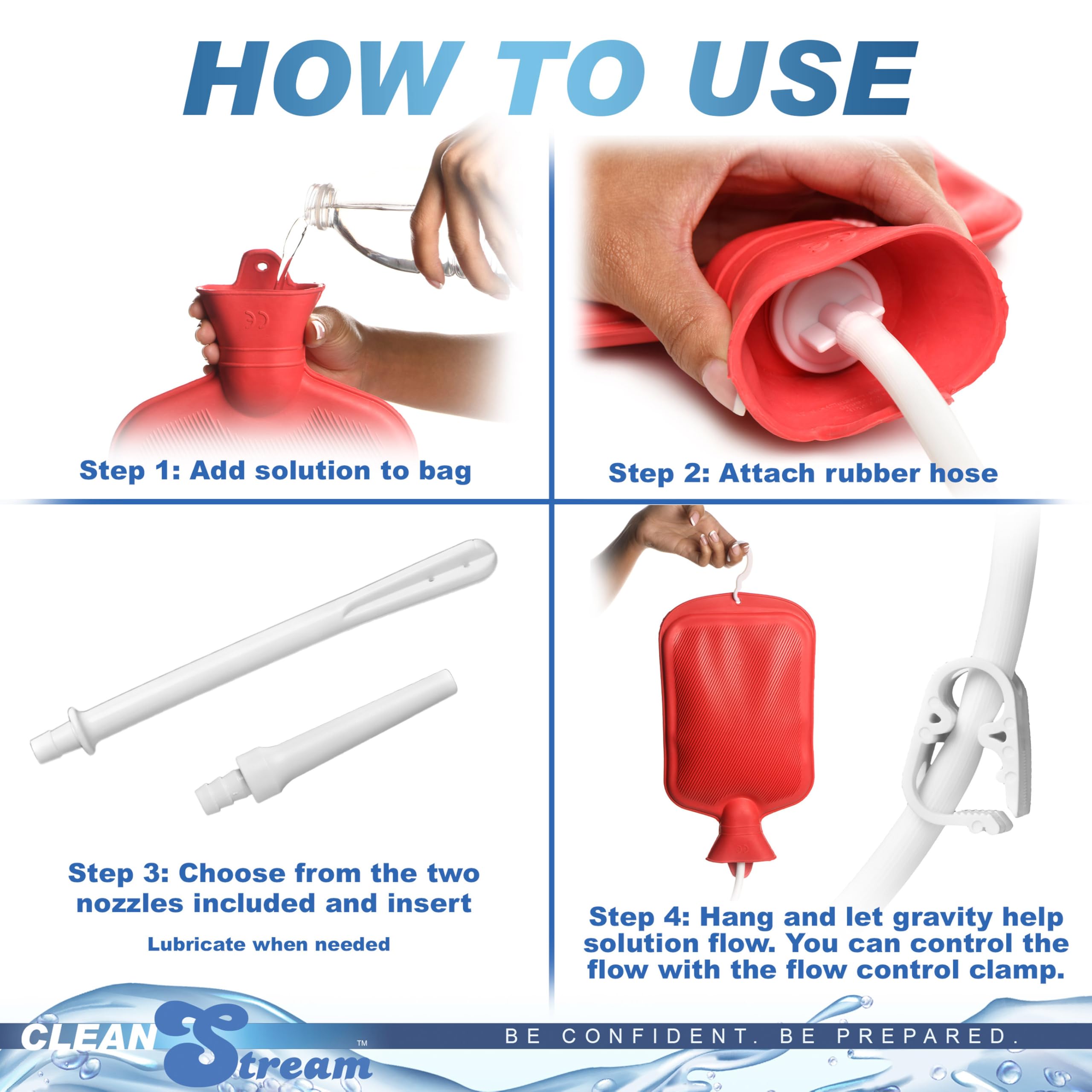 Cleanstream adaptateur-connexion, raccord facile et fiable.