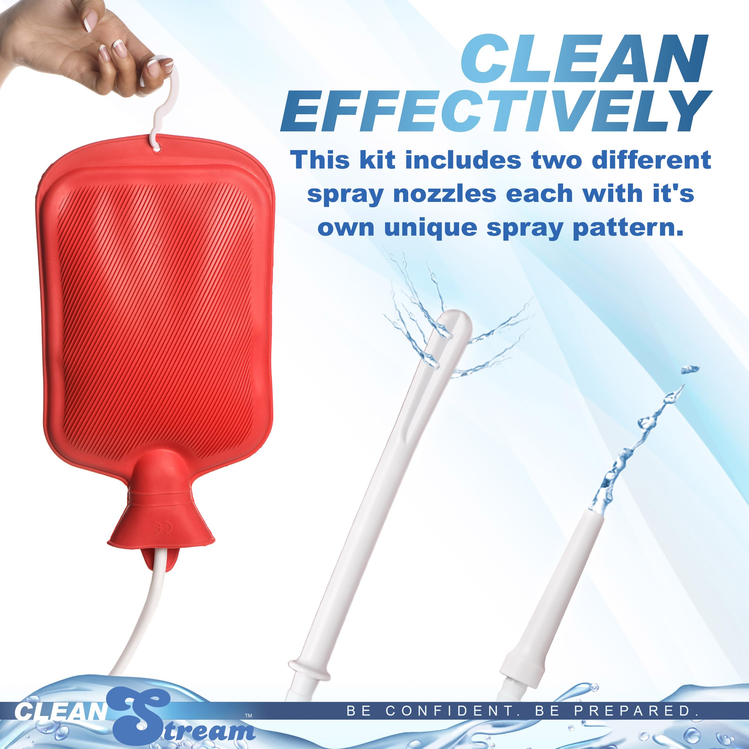 Cleanstream crochet-pendage, installation rapide et stockage pratique.