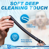 Embout douche silicone confort CleanStream, longueur 10 pouces et insertion pratique
