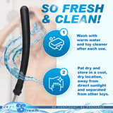 Embout douche silicone confort CleanStream, visser universel sur kit d'enema