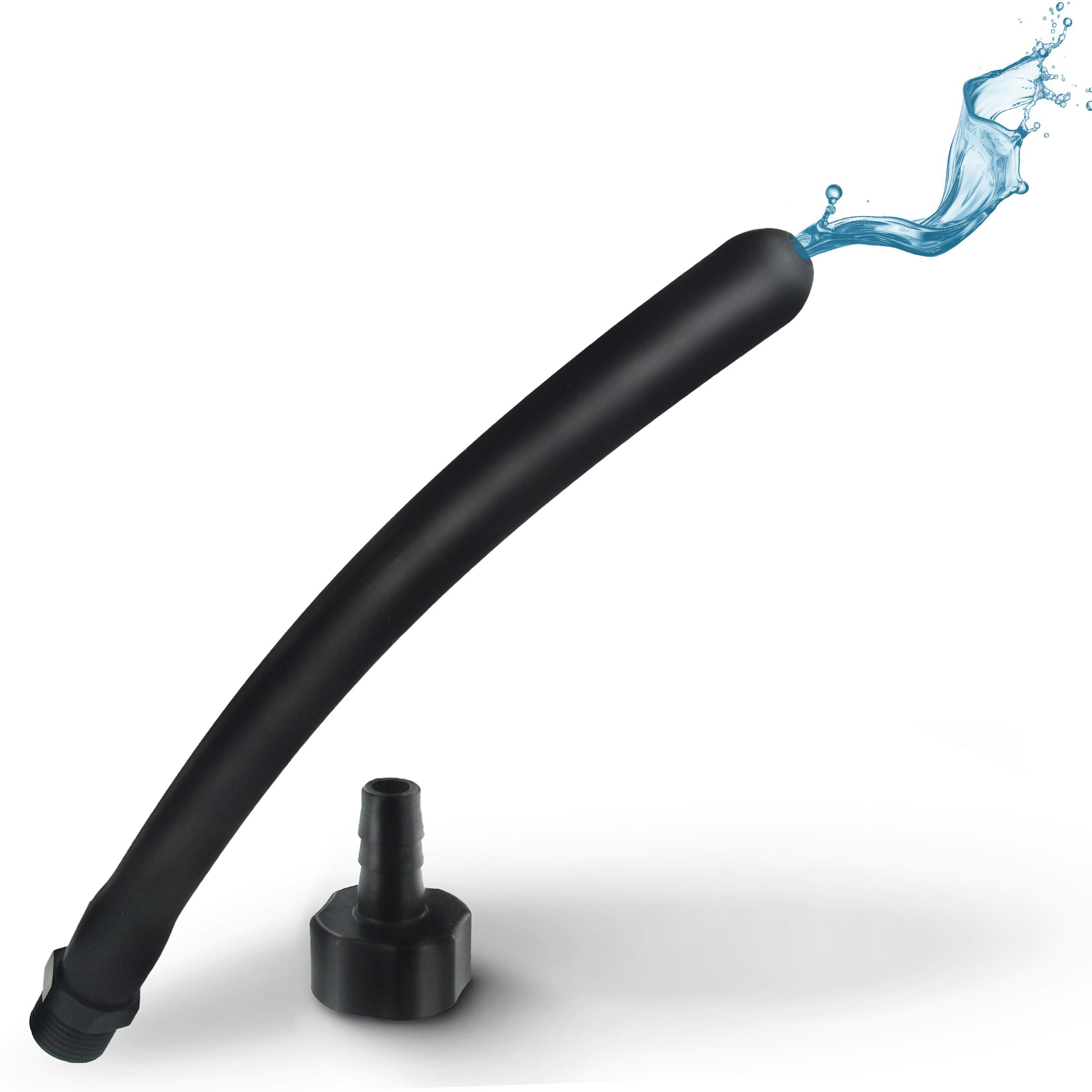 Embout douche silicone confort CleanStream, utilisation polyvalente avec kit douche
