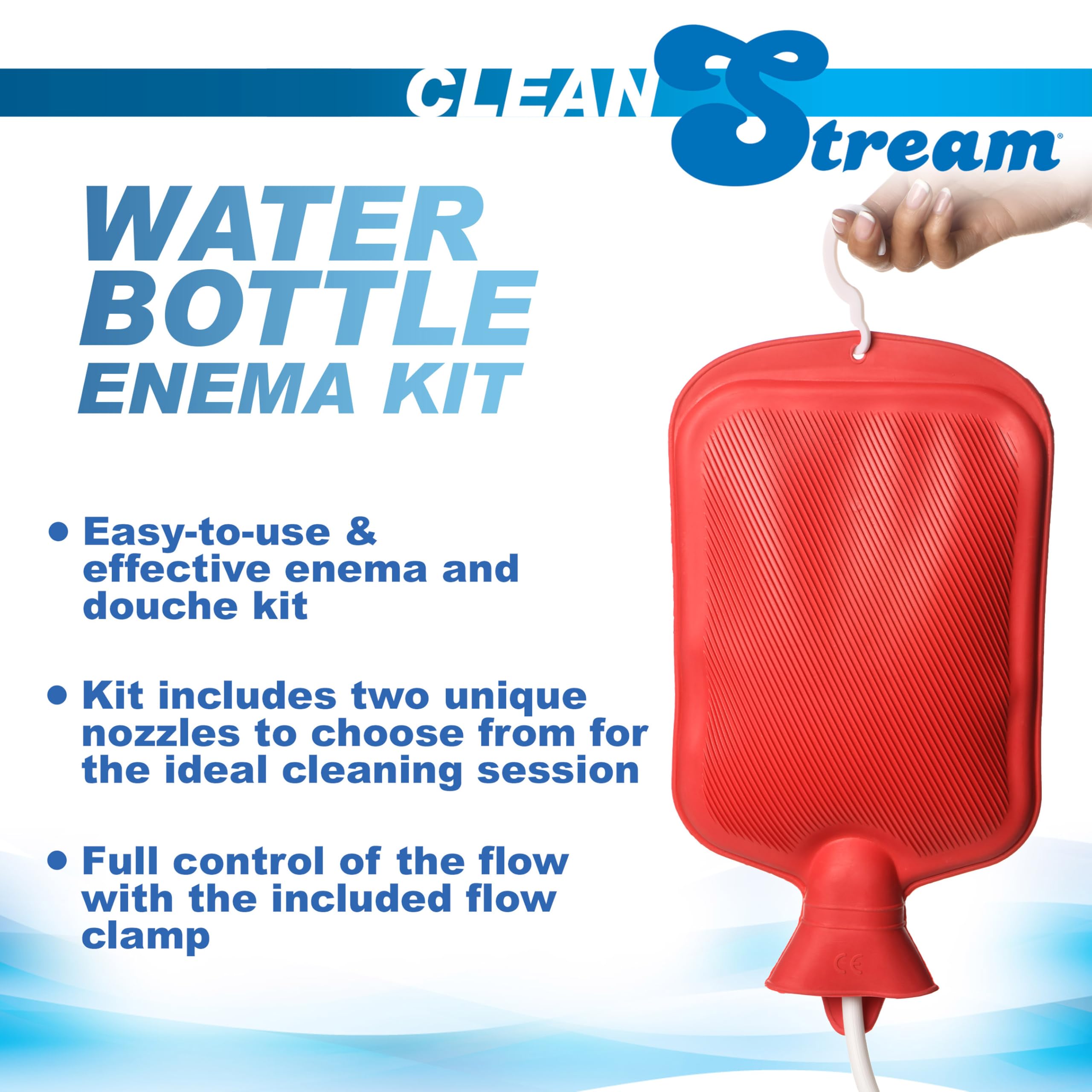 Cleanstream embout-lavement 5-pouces, insertion confortable et précise.