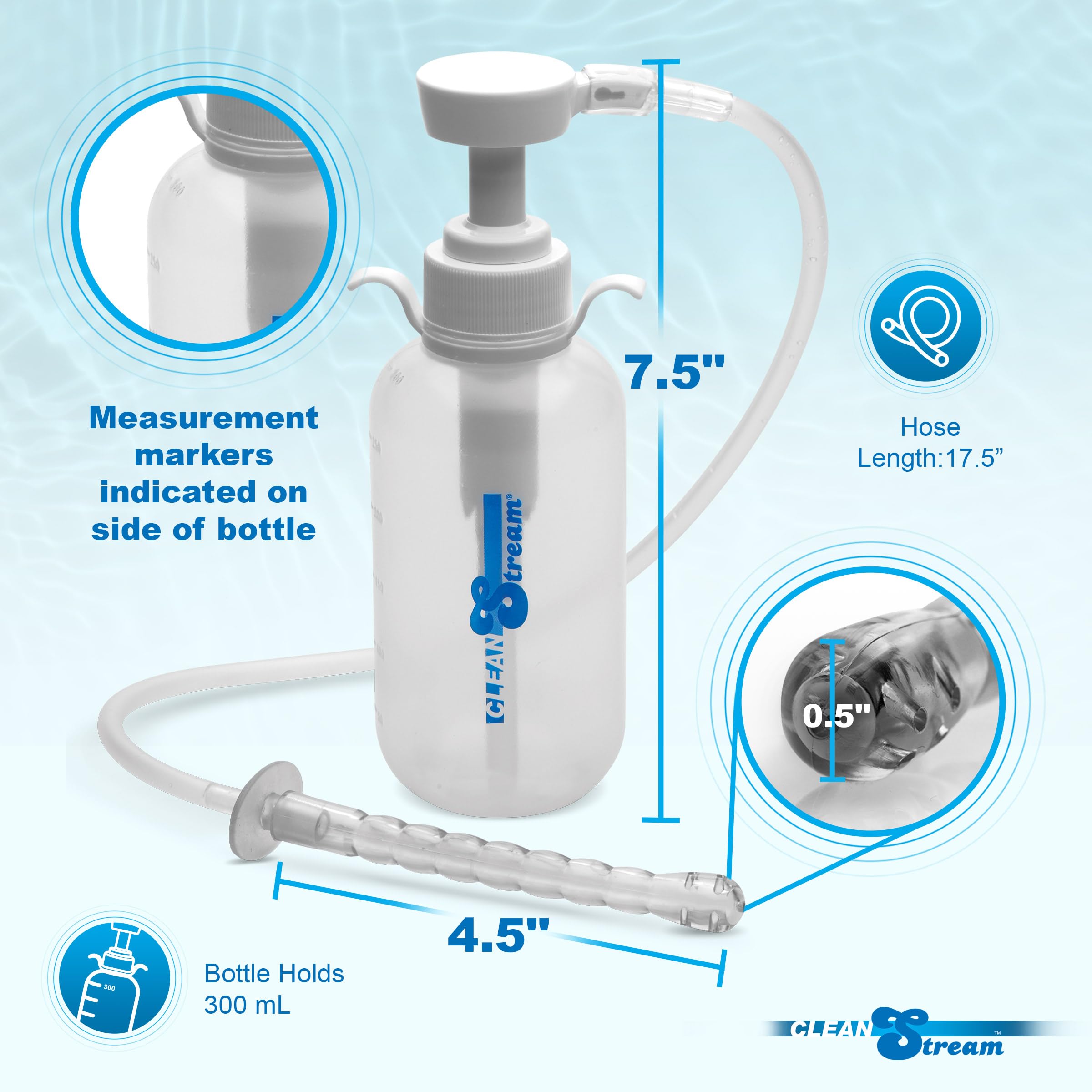 Système douche Self-nettoyage Cleanstream facilite l’entretien à domicile.