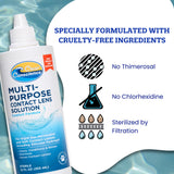 Clear Conscience – solution polyvalente pour lentilles souples et RGP, usage quotidien