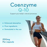 Boîte Clear Formulas CoQ10 200 mg, emballage élégant et informatif.