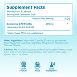 CoQ10 200 mg en capsules, dosage précis et pratique pour votre routine.
