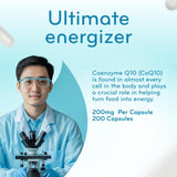 Dosage quotidien affiché sur l'emballage Clear Formulas CoQ10.