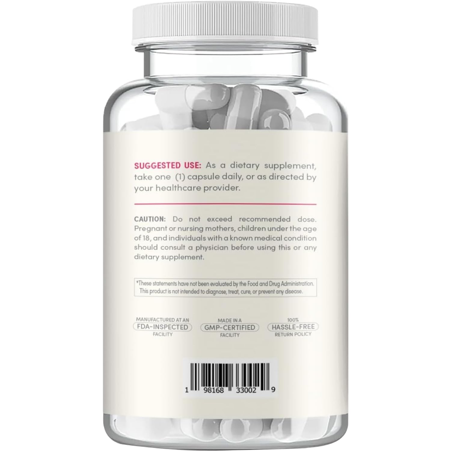 Étiquette Clear Formulas lycopène indiquant l'origine tomate naturelle et le dosage.