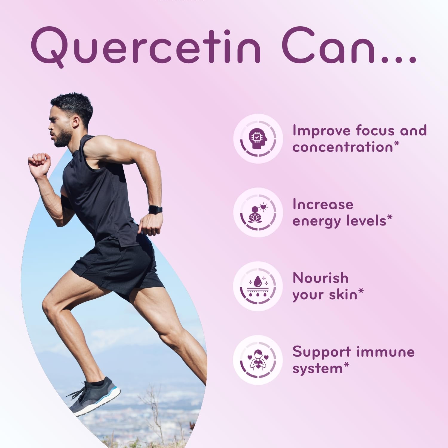 Boîte carton Clear Formulas Quercetine 500mg, emballage durable et informatif