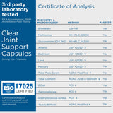 Capsules douces Clear Probiotics Glucosamine s’intègrent facilement à la routine.
