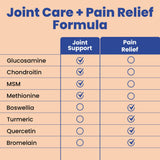 Comprimés faciles à avaler Clear Probiotics Glucosamine pour une prise simple.
