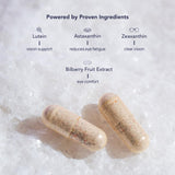 CLEAR STATE Detox Etiquette – emballage clair présentant ingrédients et bénéfices