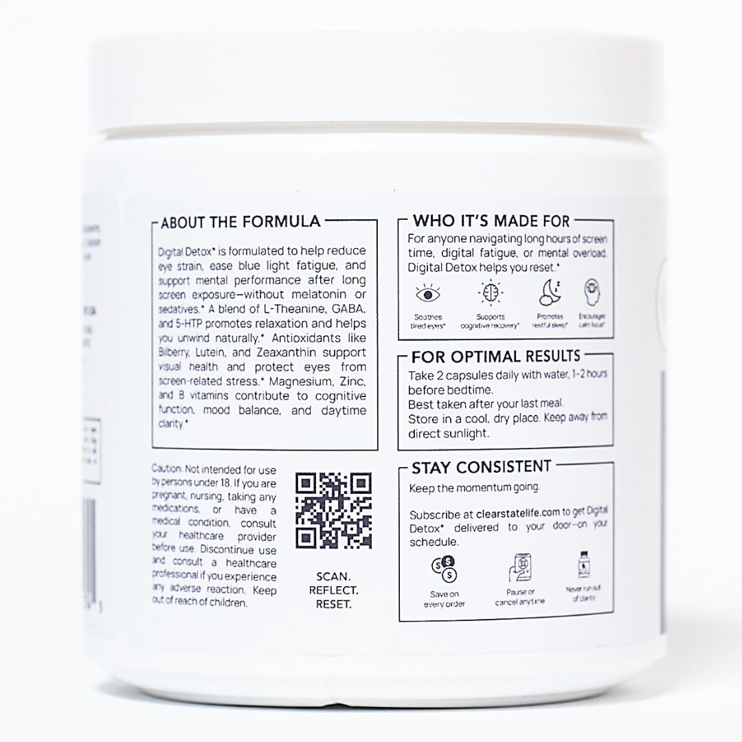 CLEAR STATE Detox Voyage – trousse portable pour soins oculaires en déplacement
