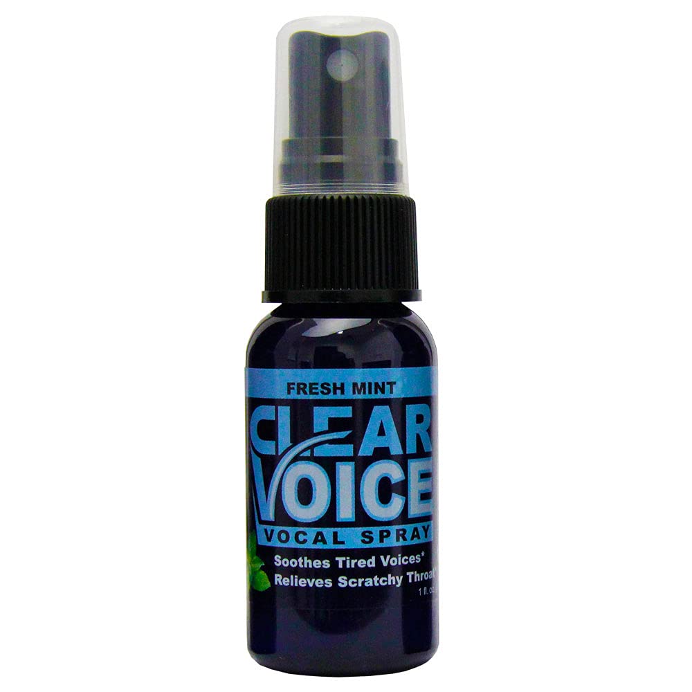 Clear Voice: spray gorge, bouteille vaporisateur pour apaiser et hydrater la voix lors du chant