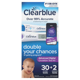 Tiges absorbantes Clearblue, utilisation simple et rapide.