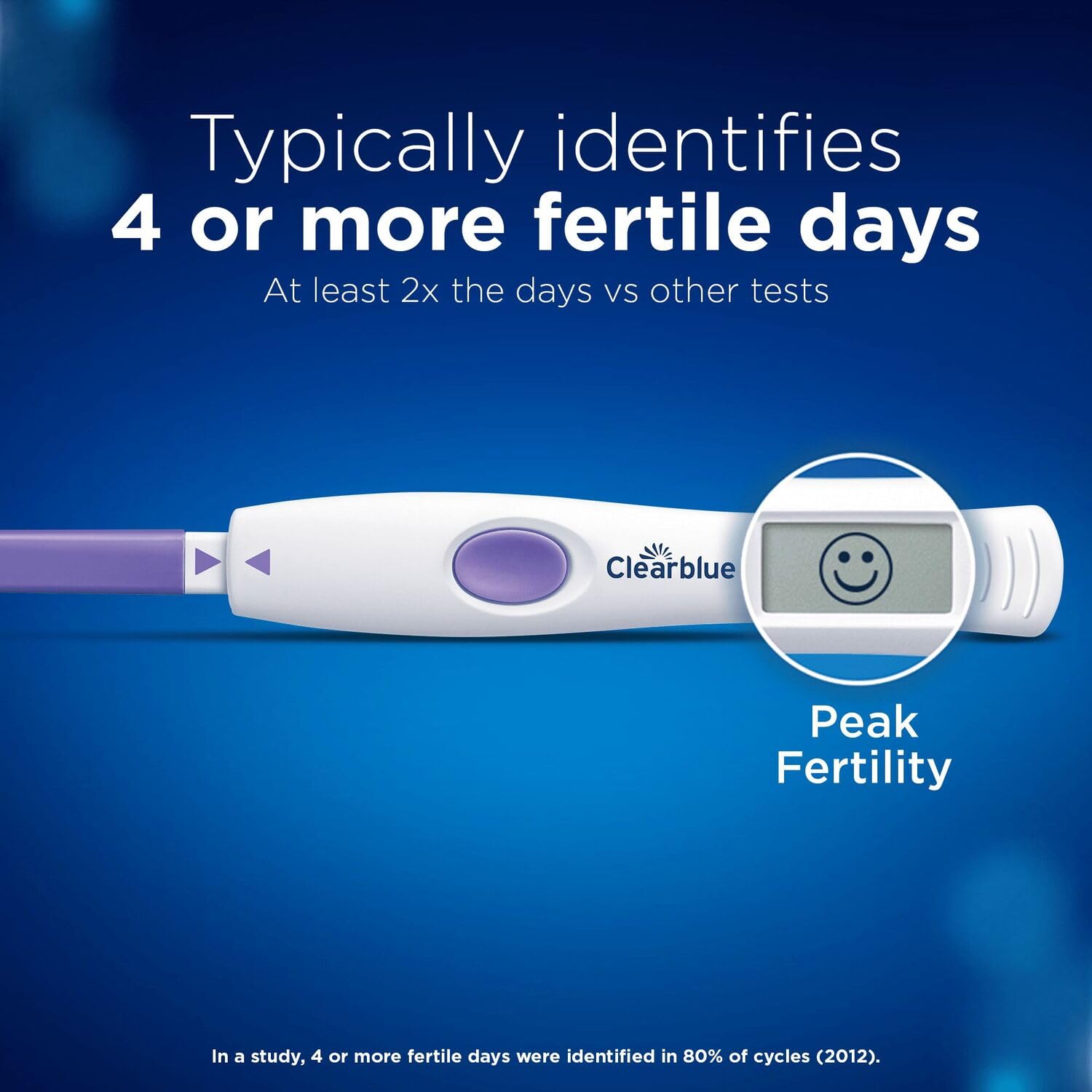 Clearblue affichage smiley ovulation digital lecture claire