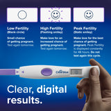 Application Clearblue Advanced pour le suivi du cycle.