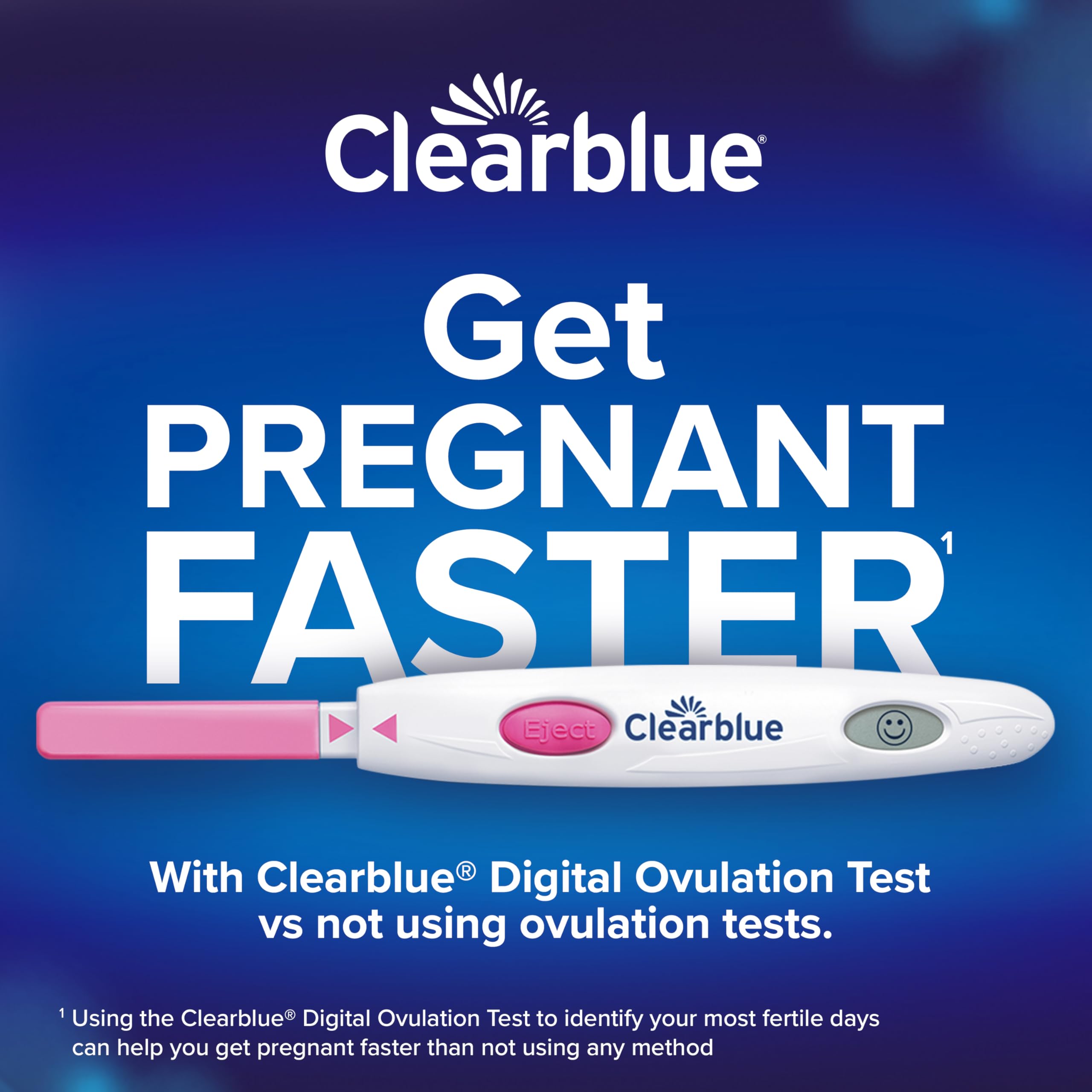 Clearblue bandelettes ovulation emballées individuellement, faciles à préparer pour le test.