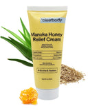 Clearbody Organics Crème Miel Manuka pour eczema, apaise les irritations.