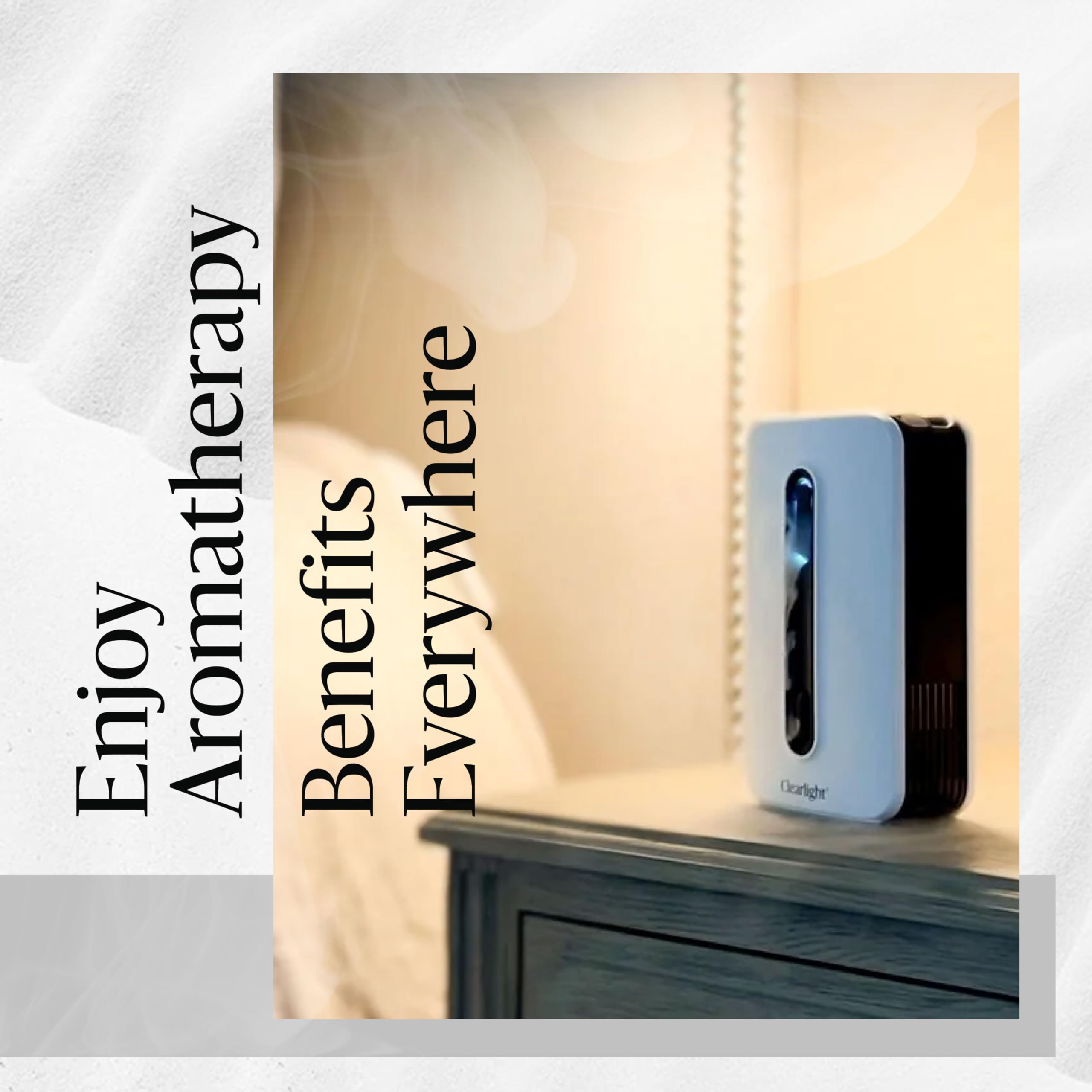 Utilisation domestique compacte, Clearlight se glisse sur une table ou bureau.