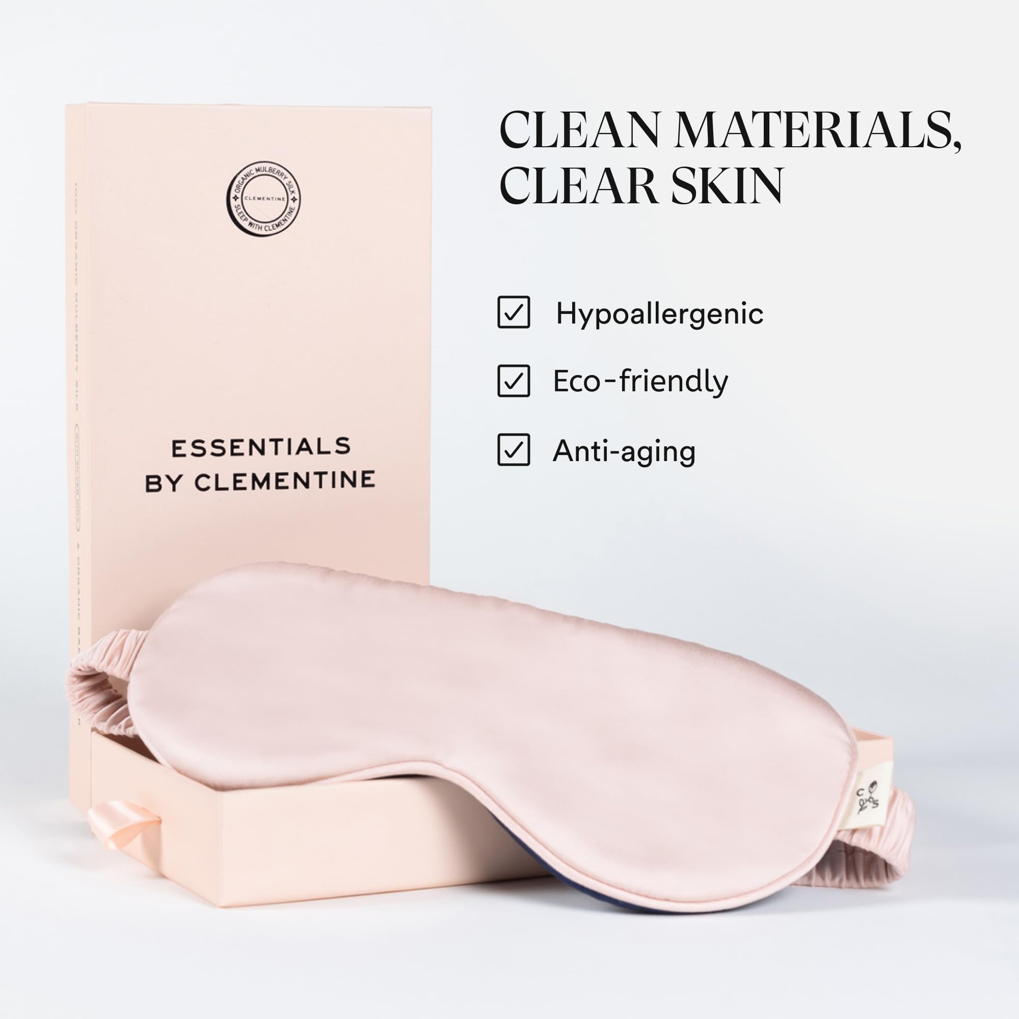 Attache élastique douce Clementine assure maintien sans tirer les cheveux.