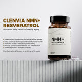 Flacon CLENVIA NMN Résveratrol fabriqué aux États‑Unis, fiabilité