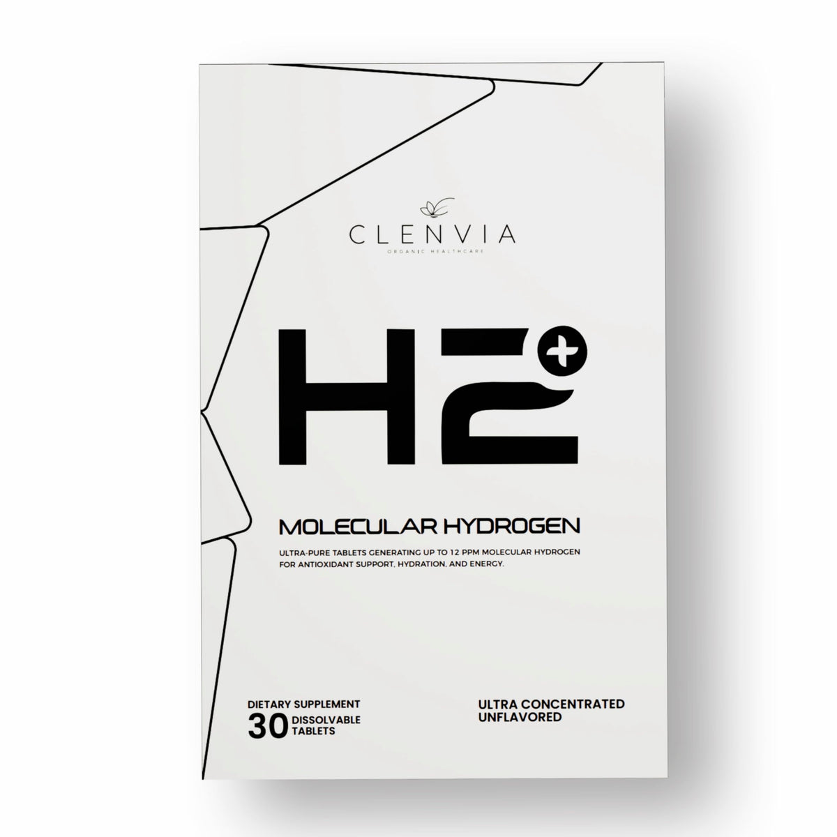 Tablettes CLENVIA hydrogène dissolvant dans l'eau pour une hydratation pratique.
