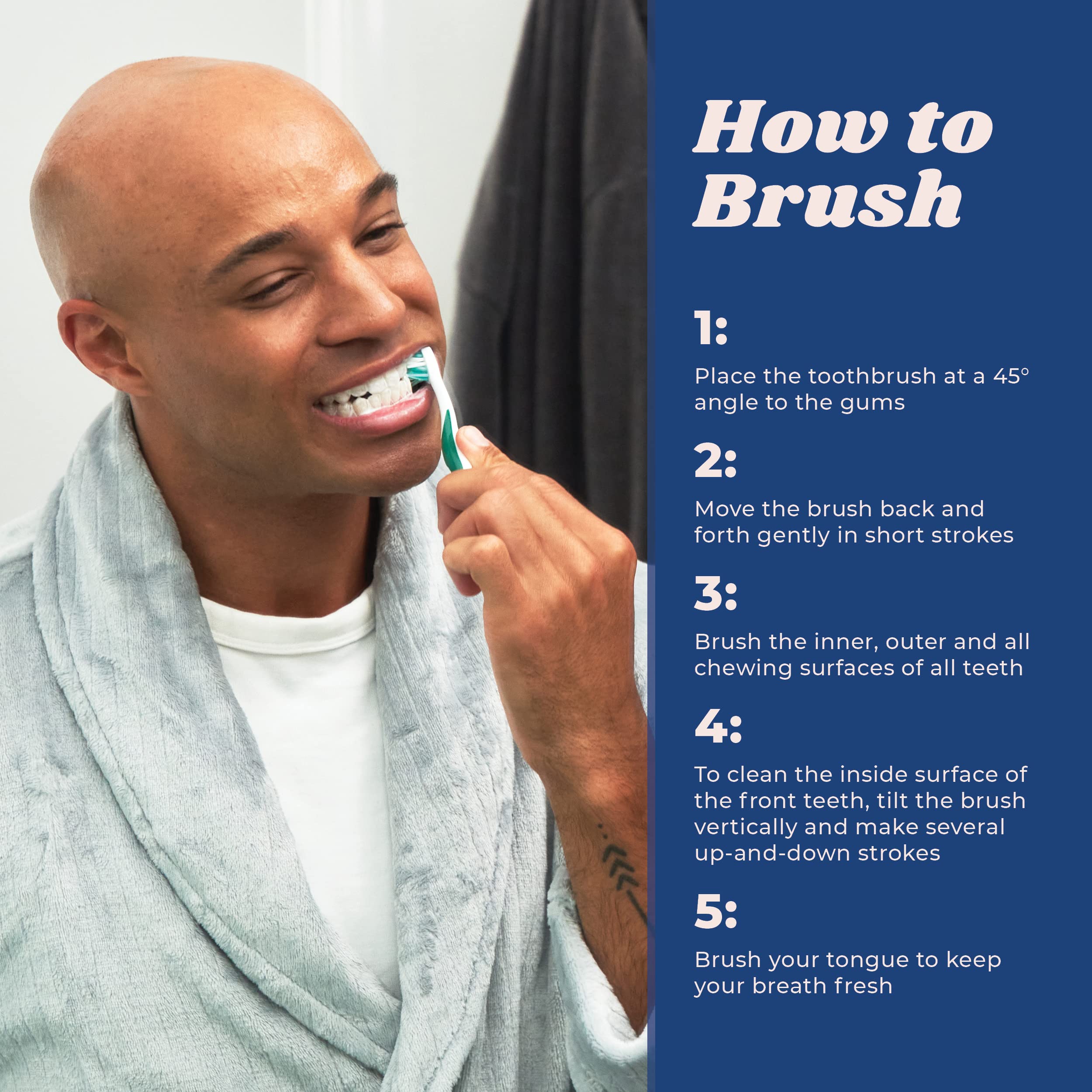 Tube Cleure et brosse : routine simple et respectueuse de l'émail.