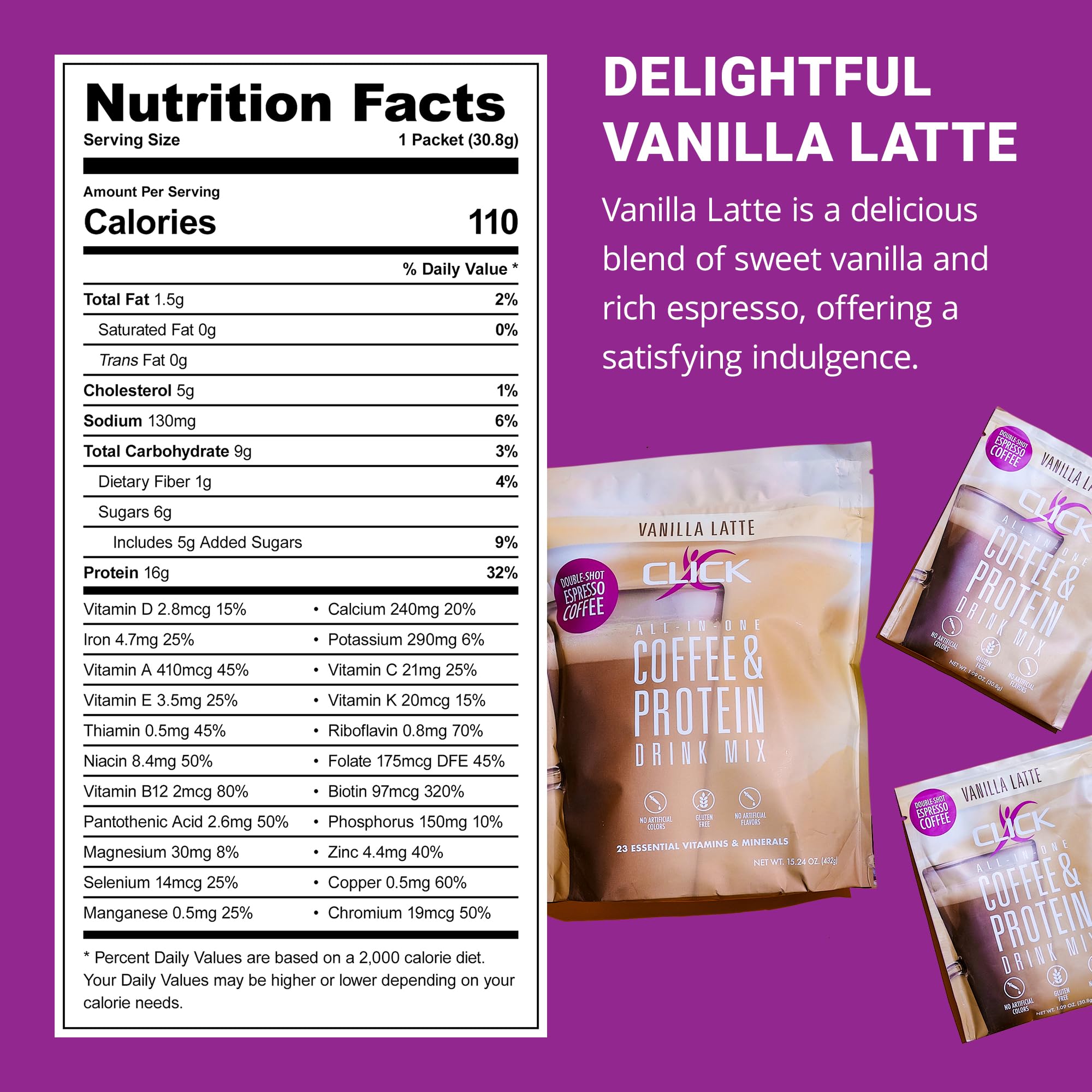 Click Vitamines 23 Nutriments: soutien nutritionnel quotidien