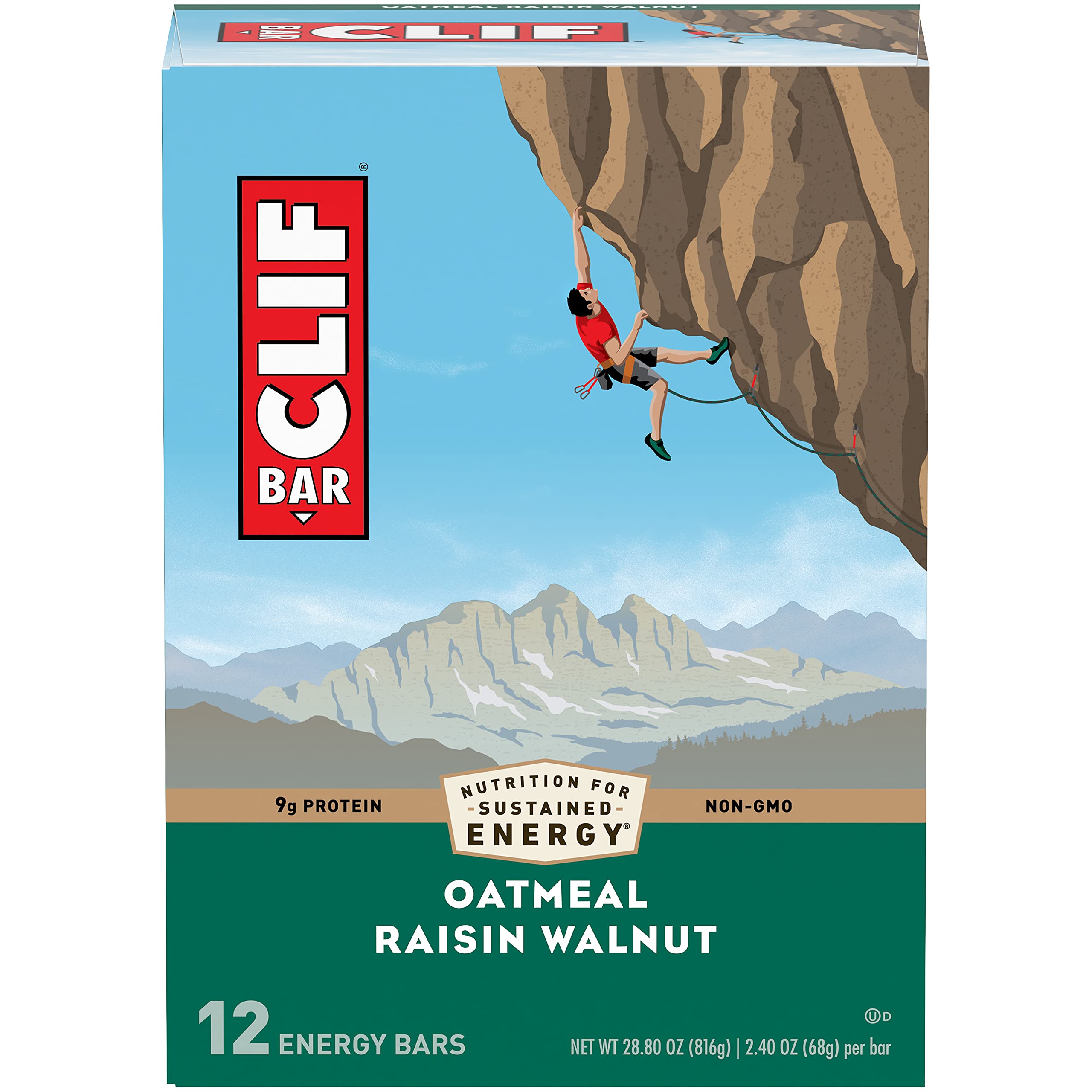 CLIF Bar sans produits laitiers, convenant aux régimes sans lactose.