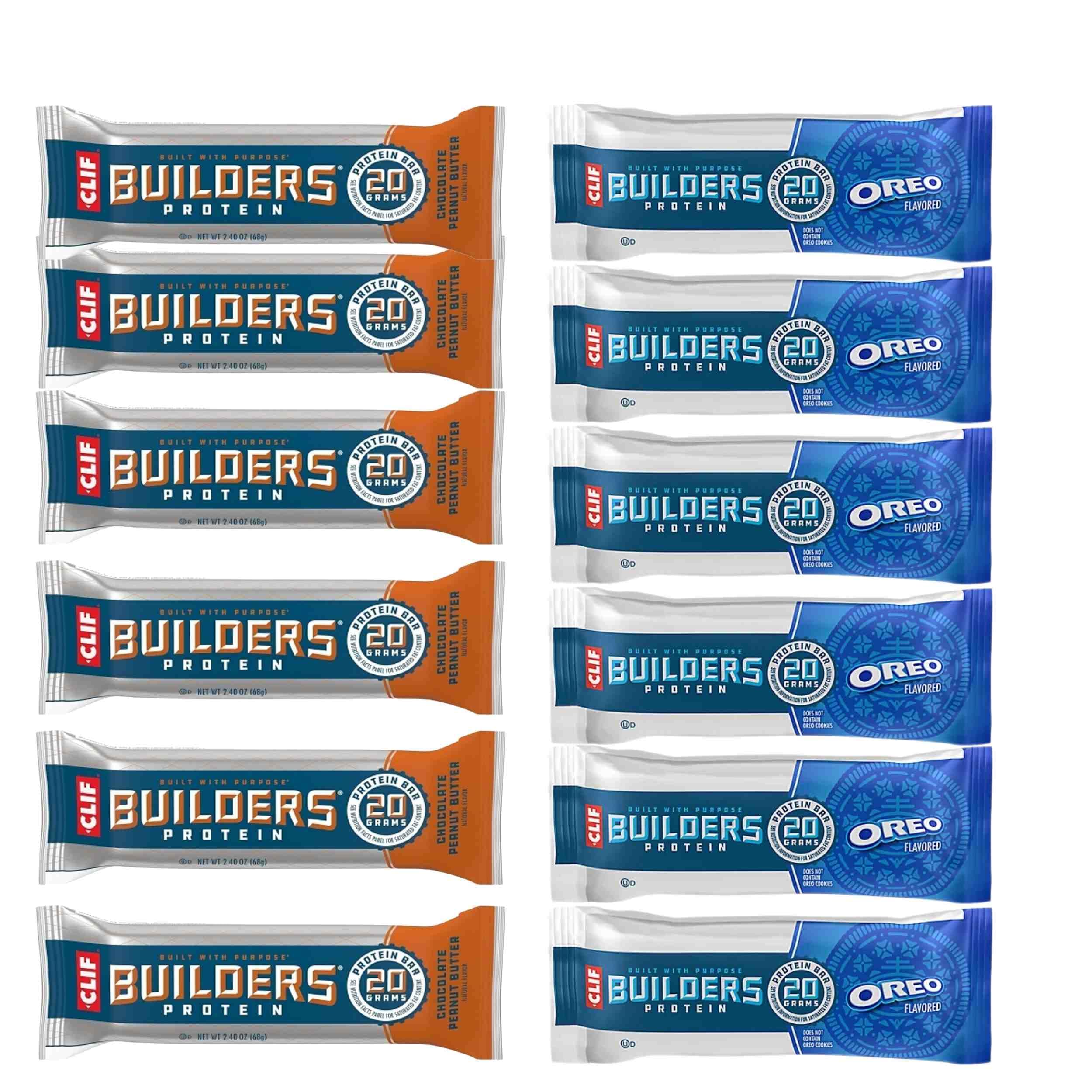 CLIF Builders barre protéinée Oreo, énergie soutenue après l'effort
