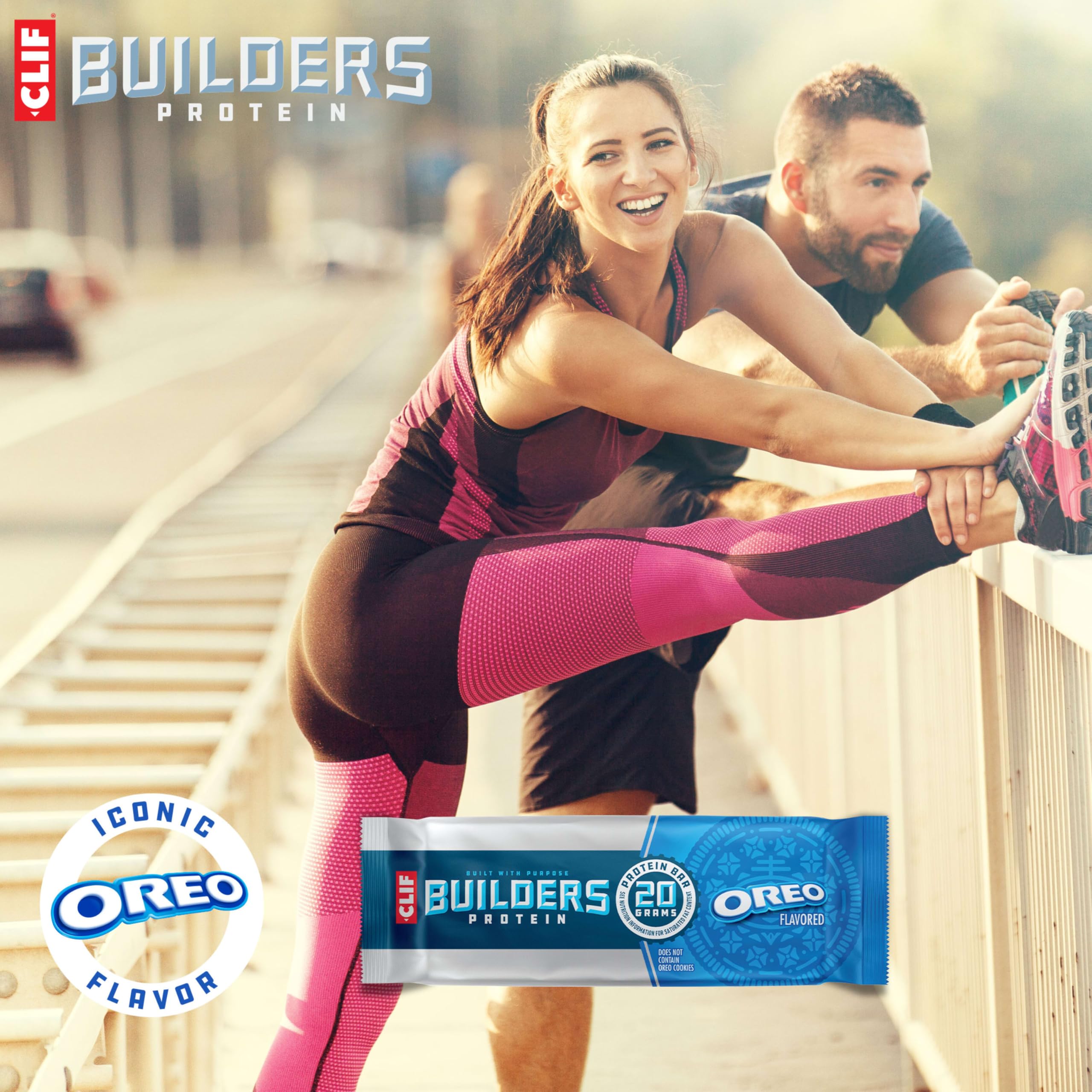 CLIF BUILDERS Oreo glycemique-bas, énergie durable