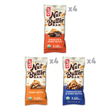 Barre CLIF Nut Butter énergie crémeuse avec avoine biologique et protéines végétales.